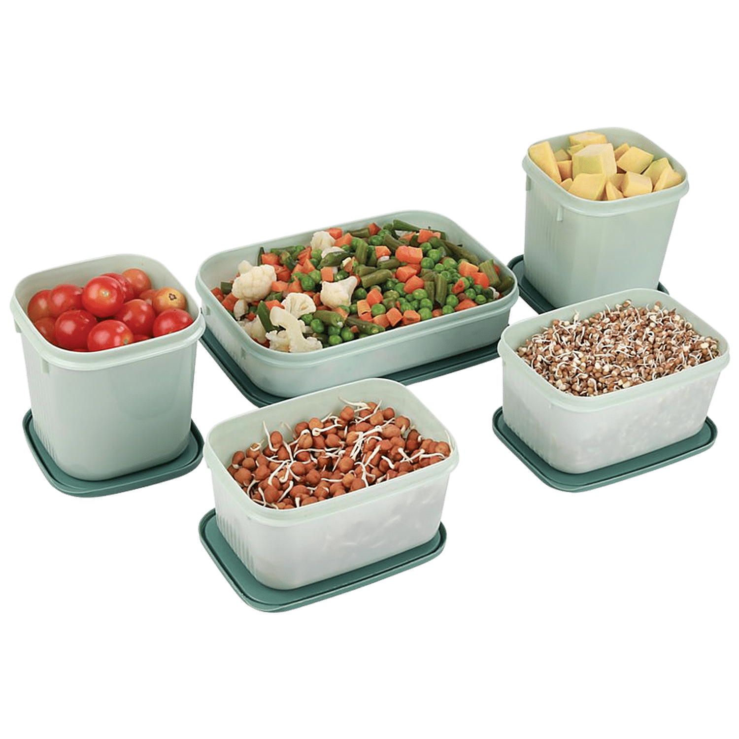 Buy JOYO Kitchen Classic Container Set - Transparent Plain, Grey, Sturdy,  Long Lasting Online at Best Price of Rs 149 - bigbasket