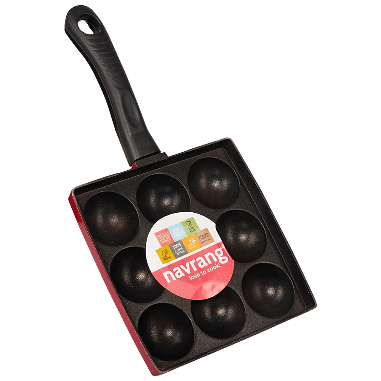 Shop a Nonstick Aebleskiver-Puff Dumpling Pan with Bakelite Handles