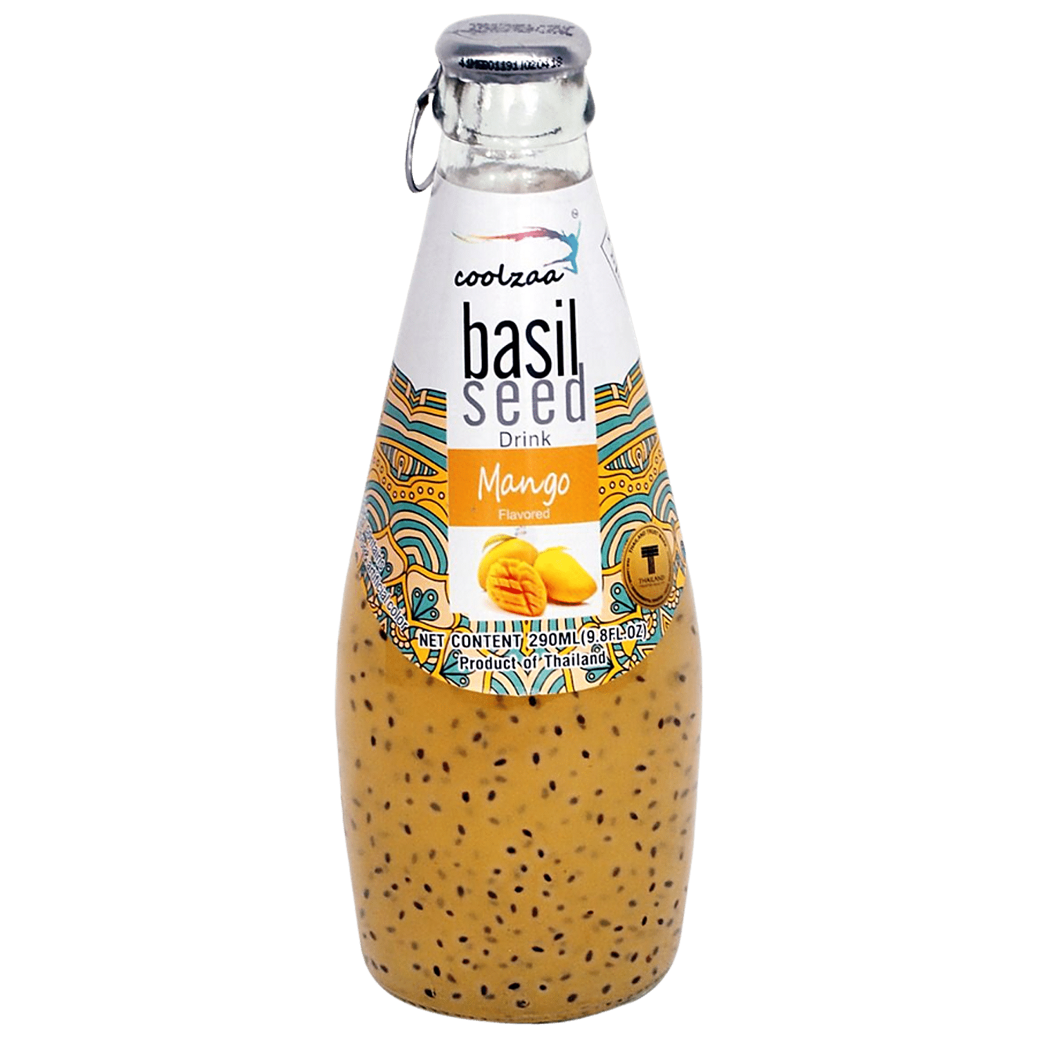 Coolzaa Mango Basil Seed Drink 290 ml