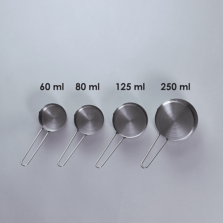 3-Piece Measuring Cup Set, 1L / 500mL / 250 mL, BPA-Free – Chef