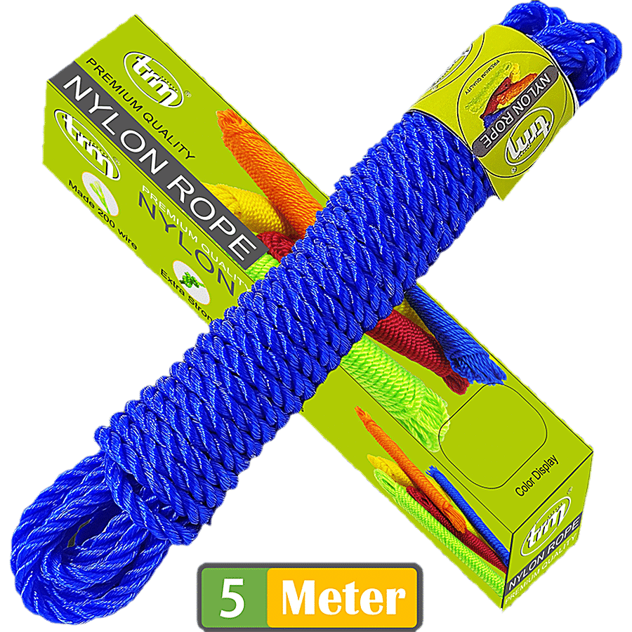 Trm Nylon Rope - 5 m, Blue, Premium Quality, 1 pc