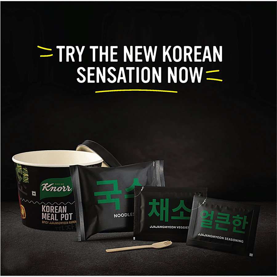Knorr Korean Ramen Spicy Jjajangmyeon Veg Flavoured Instant