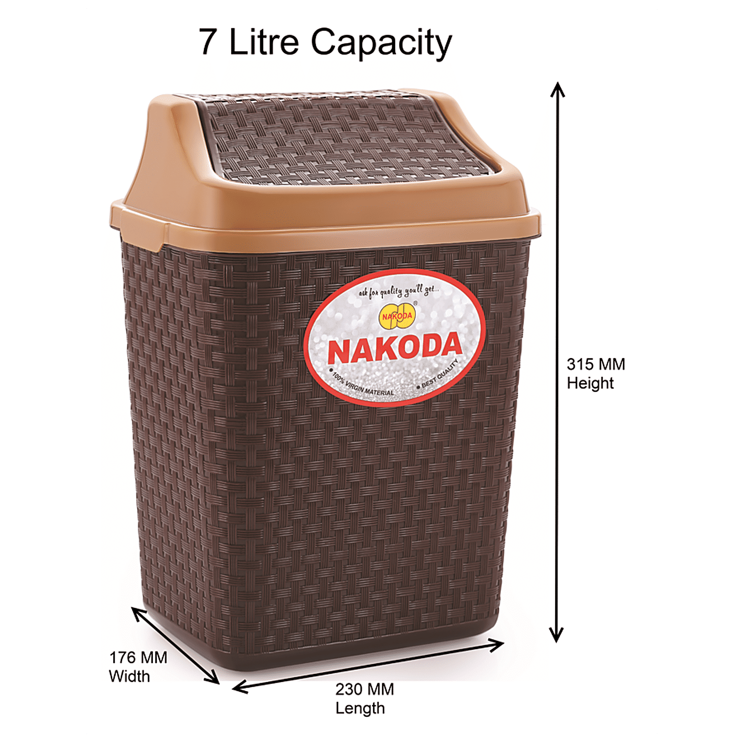 Buy Nakoda Tub Assorted Colour Modern 35 L Online At Best Price of