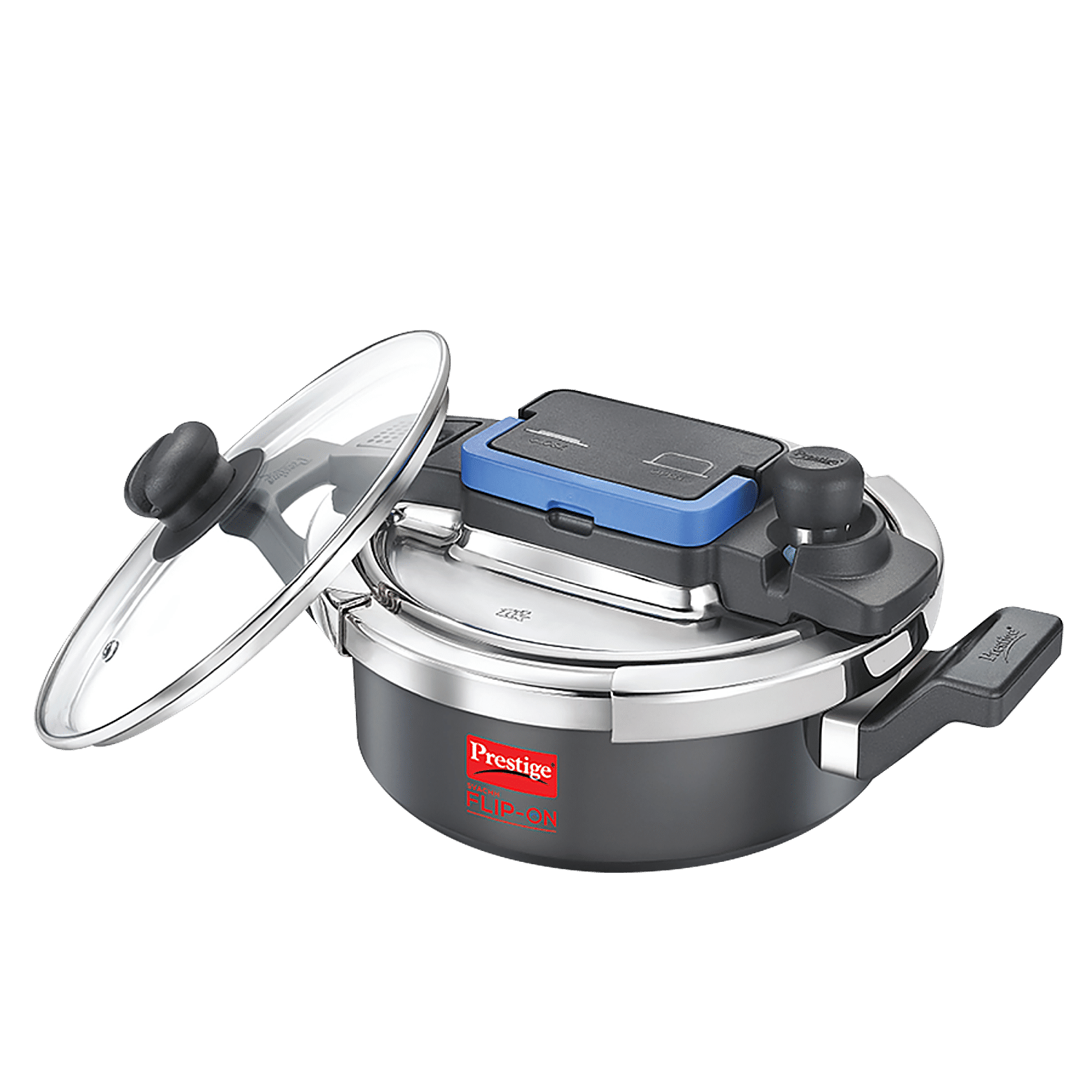 Buy Prestige Svachh Flip-On Mini Hard Anodised Spillage Control Pressure  Cooker - With Glass Lid, Black Online at Best Price of Rs 3859 - bigbasket