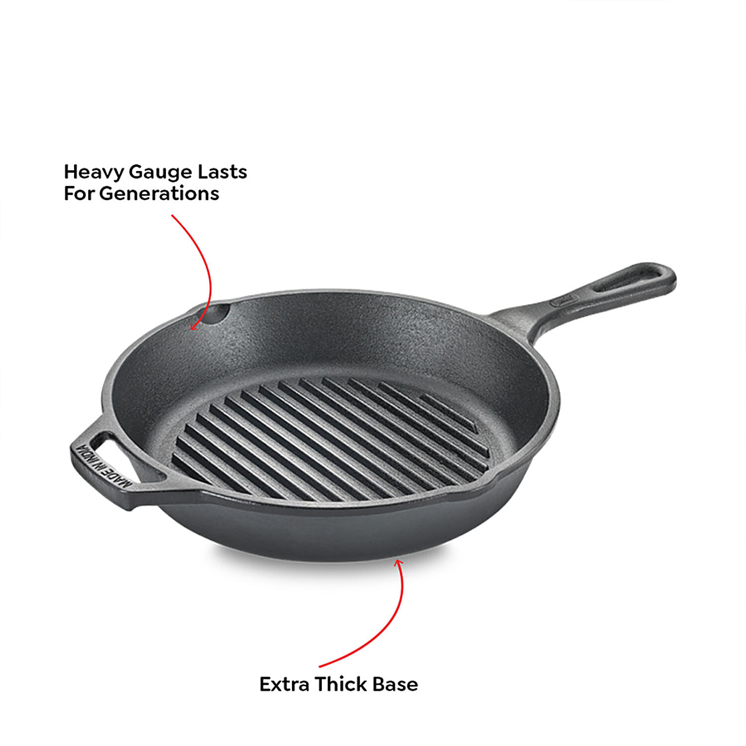 Prestige Dosa Tawa Of Cast Iron Help In Even Heat Distribution/Scratch  Resistant