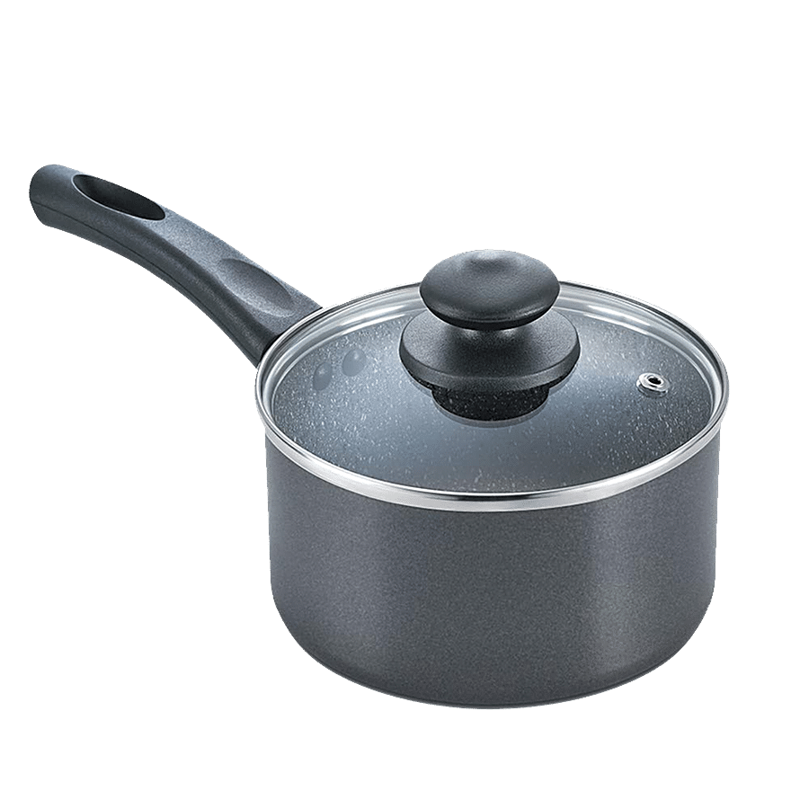 Prestige Cast Iron Appam Pan 26 CM, Duel Handle Appam Pan with Glass Lid  with