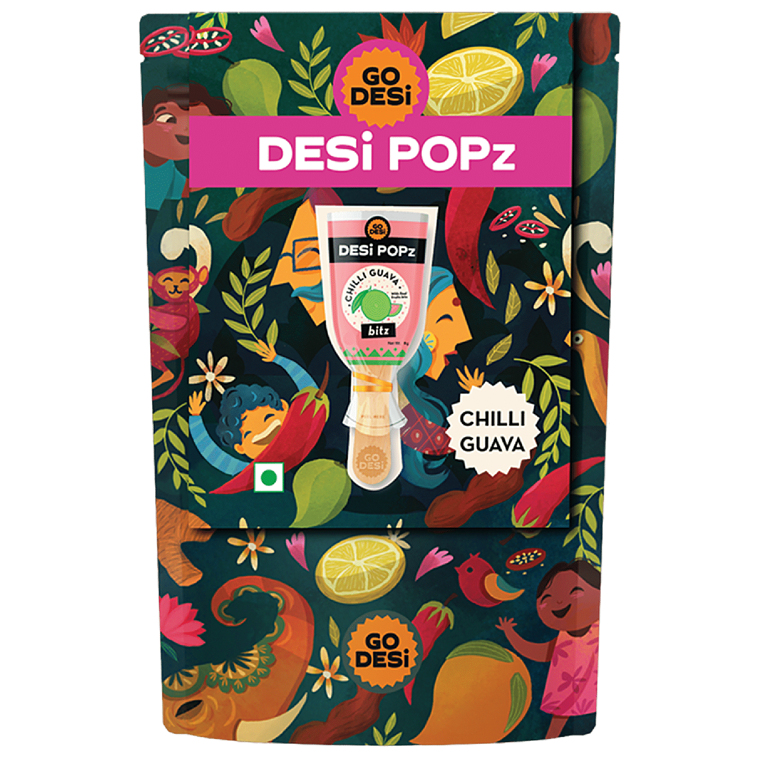 Buy Go Desi Chilli Guava Desi Popz Lollipop Candy Online at Best Price of  Rs 99 - bigbasket