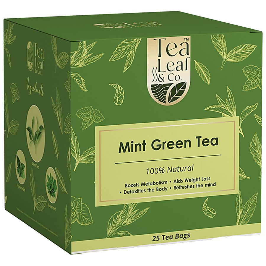 Buy Tea Leaf & Co. Mint Green Tea Online at Best Price of Rs 202.5 -  bigbasket