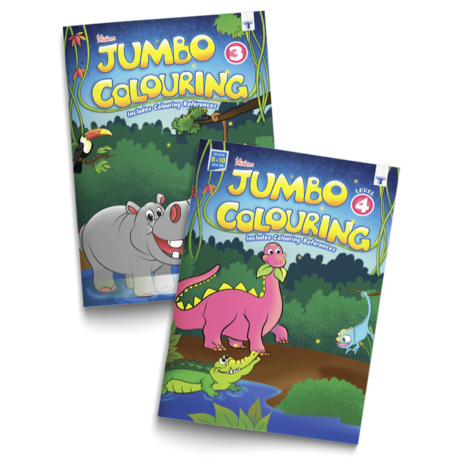 Blossom Jumbo Creative Colouring Books Combo For Kids