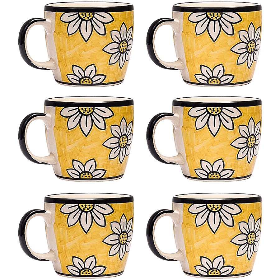 Extra Large Coffee Mugs, Yellow Size Matters Ceramic Tea Cup, Tall Beer Cup,  Creative Milk Water Unique Porcelain Cups, Best Office Cup & Birthday Gift  : : Home