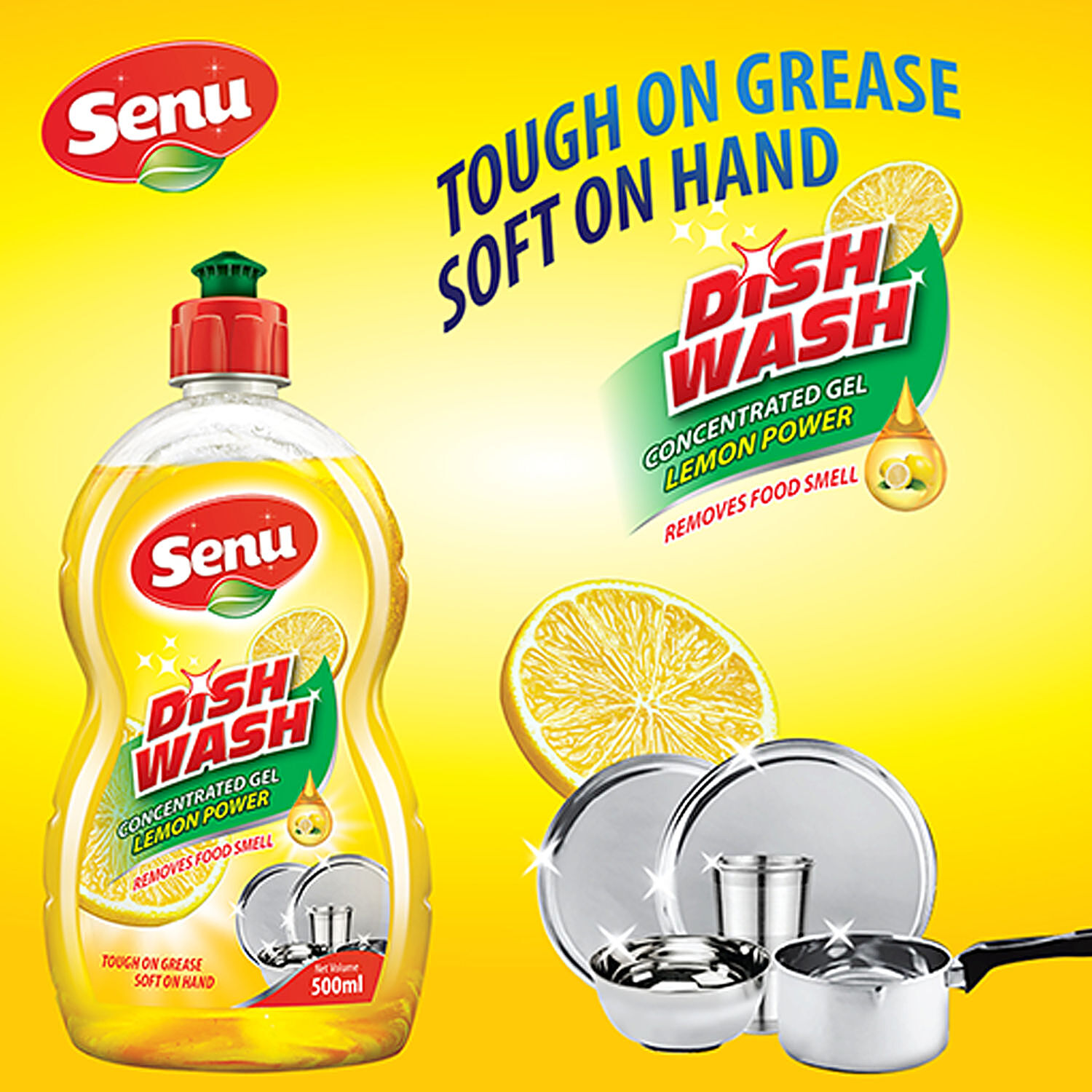 Senu, Best Dish Wash Gel, Lemon Power, Lime Power, Buy Online