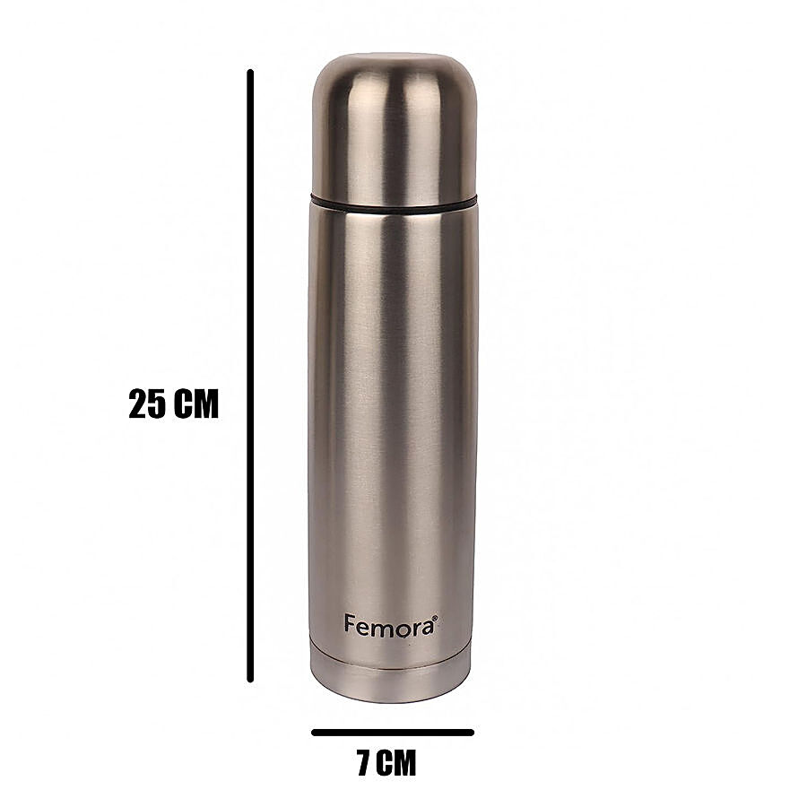 Buy Femora Bullet Thermosteel Stainless Steel Water Bottle/Flask - Hot &  Cold Online at Best Price of Rs 849 - bigbasket