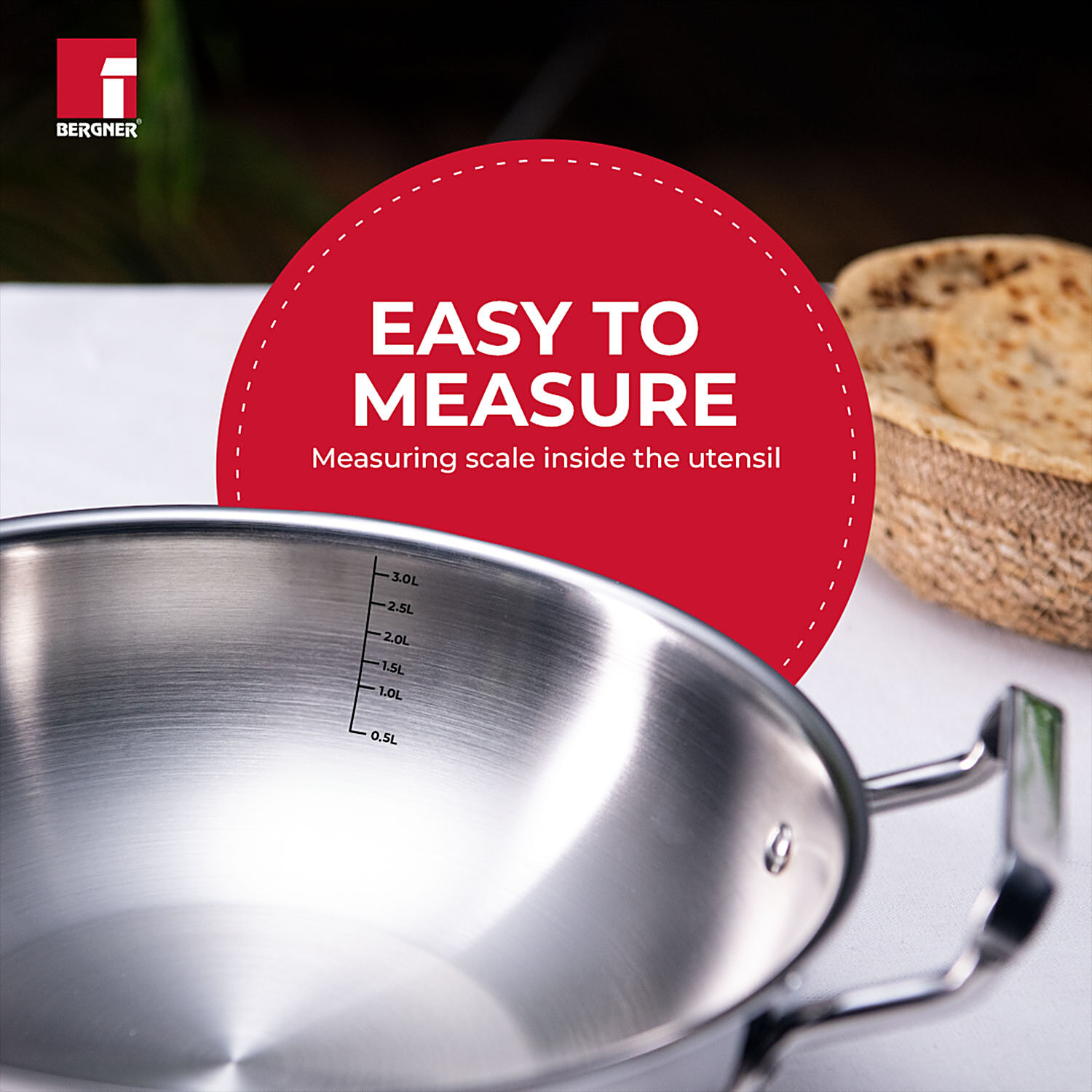 Bergner India - With the power of Triply, Bergner cookware