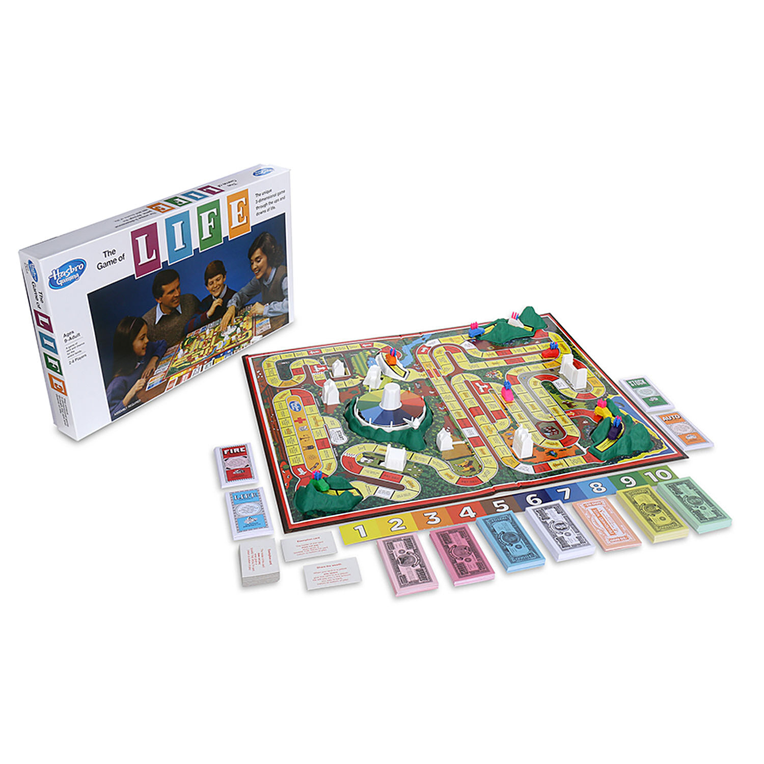 The Game of Life Rivals Edition Board Game; 2 Player Game Ages 8+