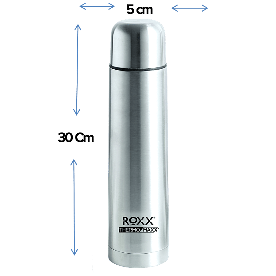 1pc Candy-colored Bullet Design Stainless Steel Vacuum Insulated