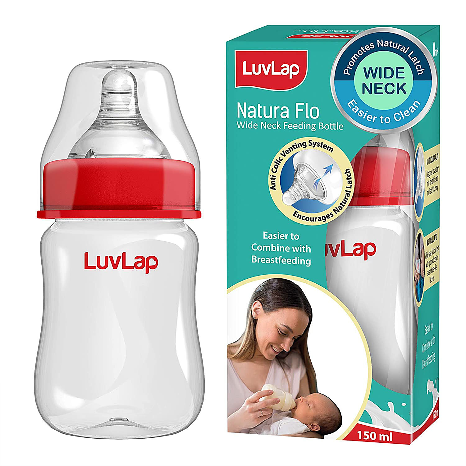 Luvlap milk hot sale feeding bottle