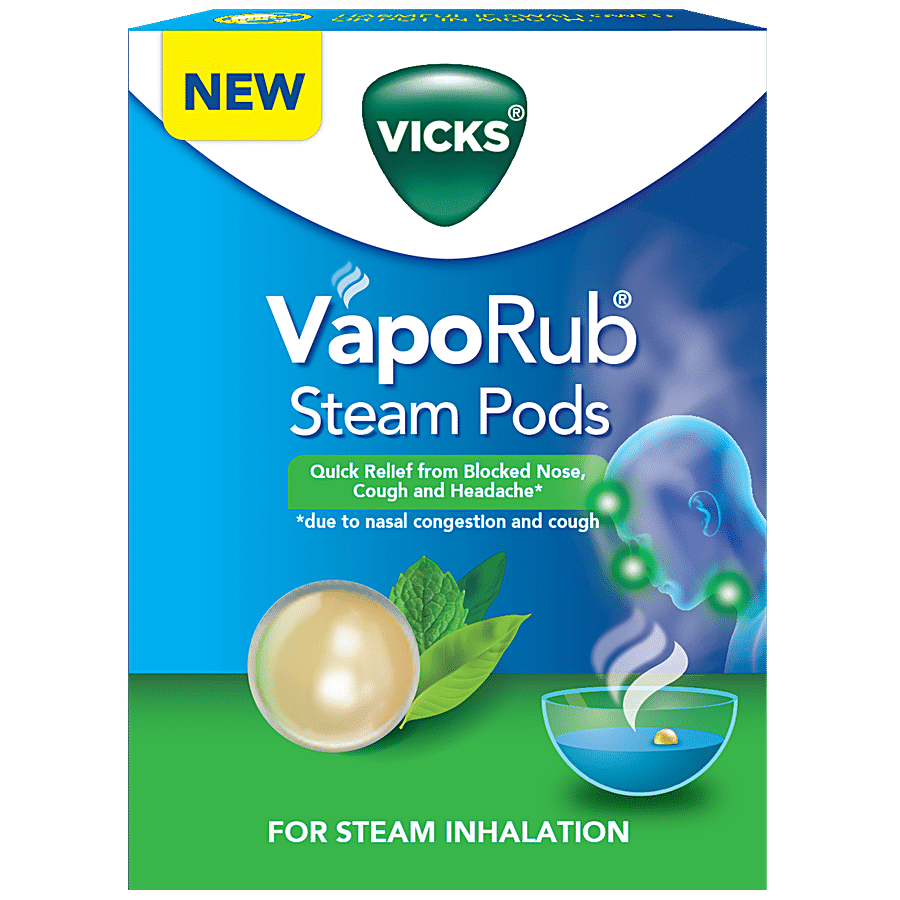 Vicks Steam Inhaler Nasal-Sinus Congestion Cough Cold Flu Relief Vapour  Therapy