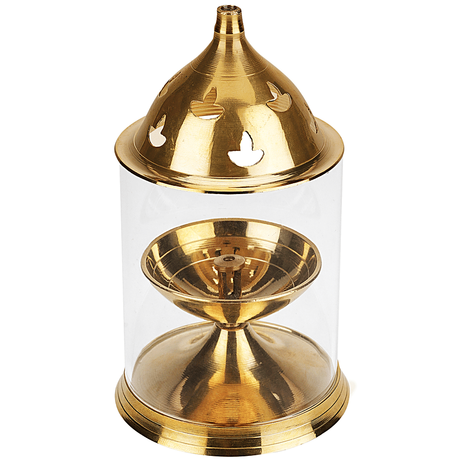 Prime-Metal Brass Plate - Golden, 1 pc