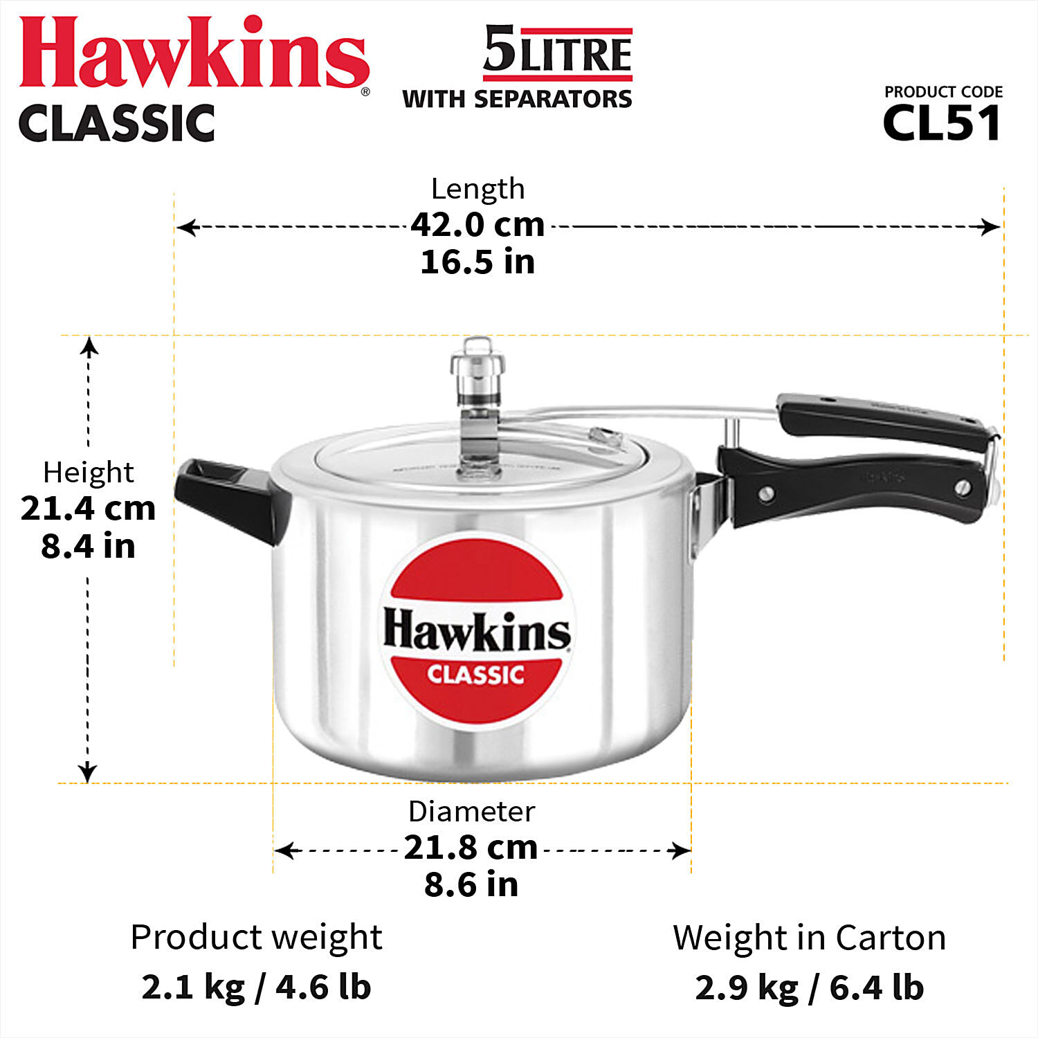 Buy Hawkins Miniature Toy Classic Aluminum Inner Lid Pressure Cooker -  Silver, Non-Working, MIN Online at Best Price of Rs 215 - bigbasket