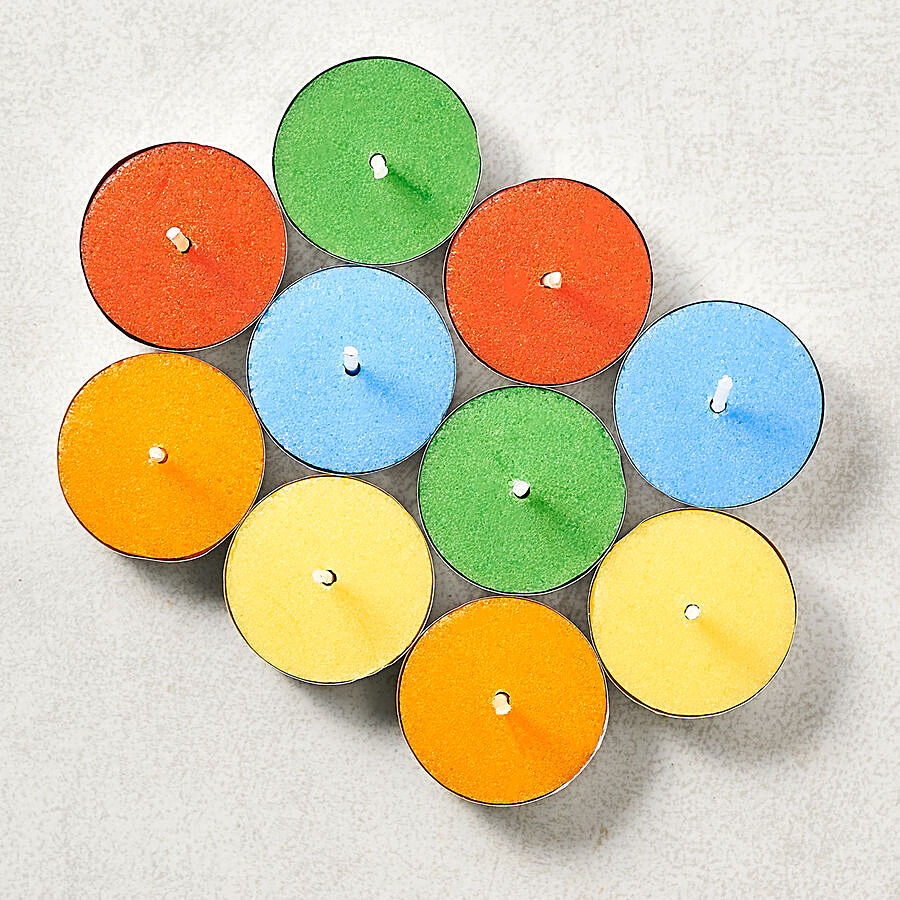 Buy BB Home Tealight Candles - Assorted Colours, Upto 2.5 Hour Burning Time  Online at Best Price of Rs 99 - bigbasket