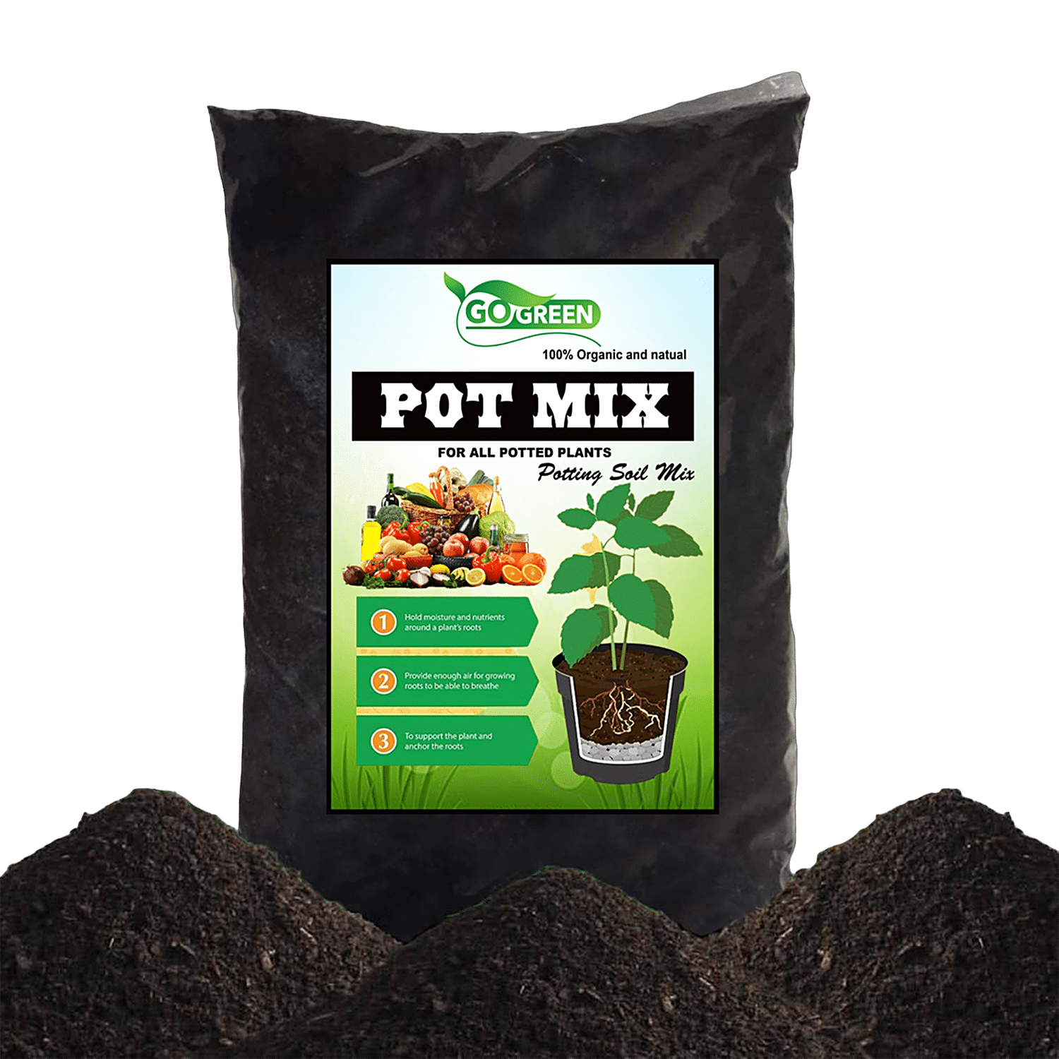 Buy Go Green Pot Mix Online at Best Price of Rs 99 - bigbasket