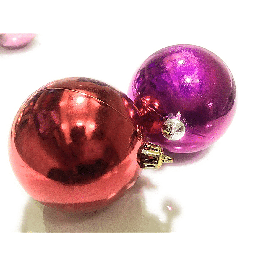 Buy Hankley Christmas Tree Decoration - Multicolour Balls, Sphere Shaped  Hanging Ornaments Online at Best Price of Rs null - bigbasket