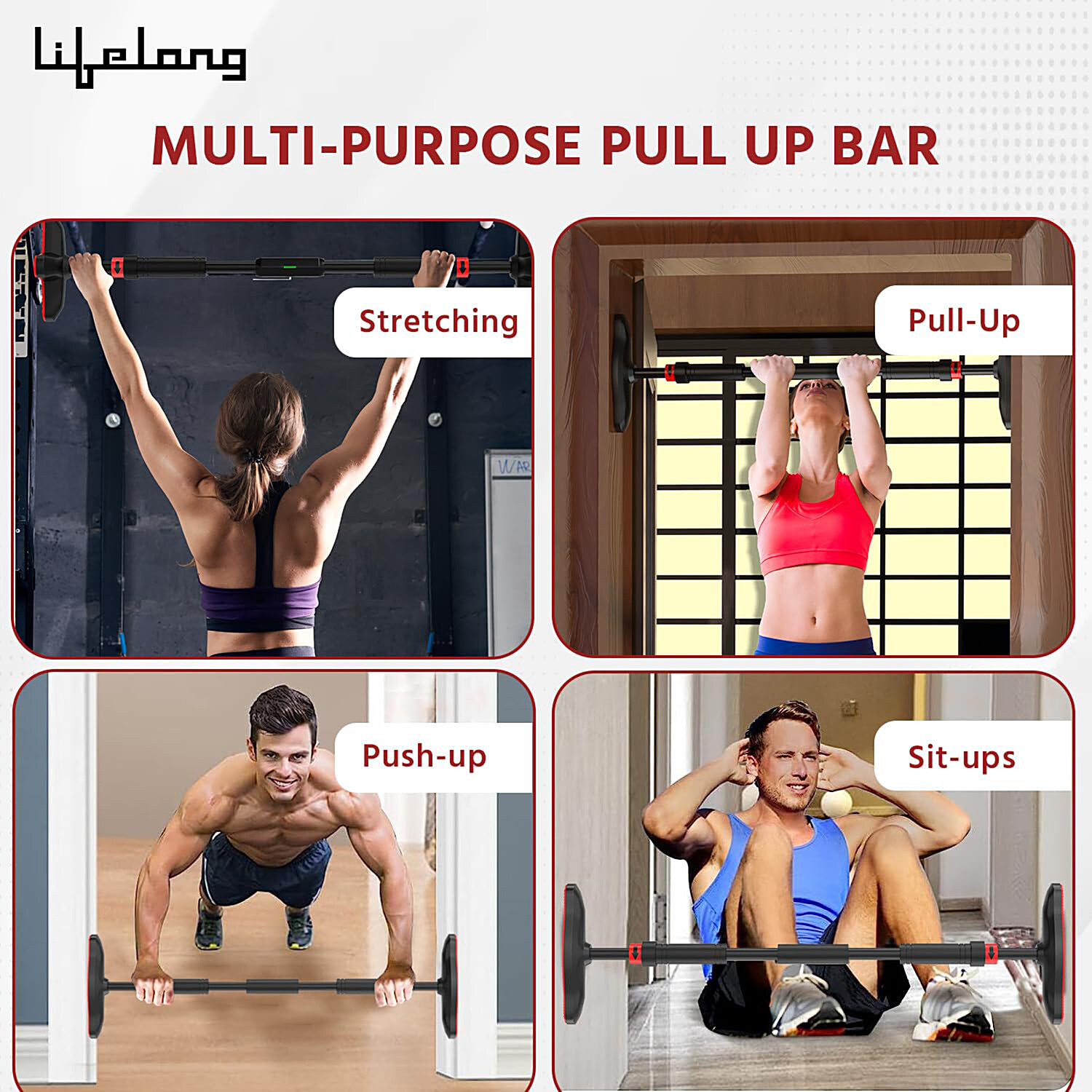 Home Fitness Workout Pull-Up Bar (Clearing Item) – HEARTDECO