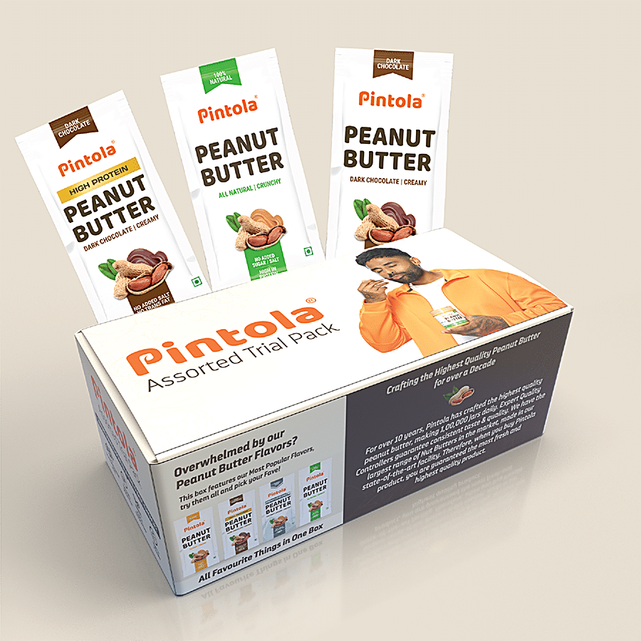 Buy Pintola Assorted Peanut Butters - Dark Chocolate, High Protein