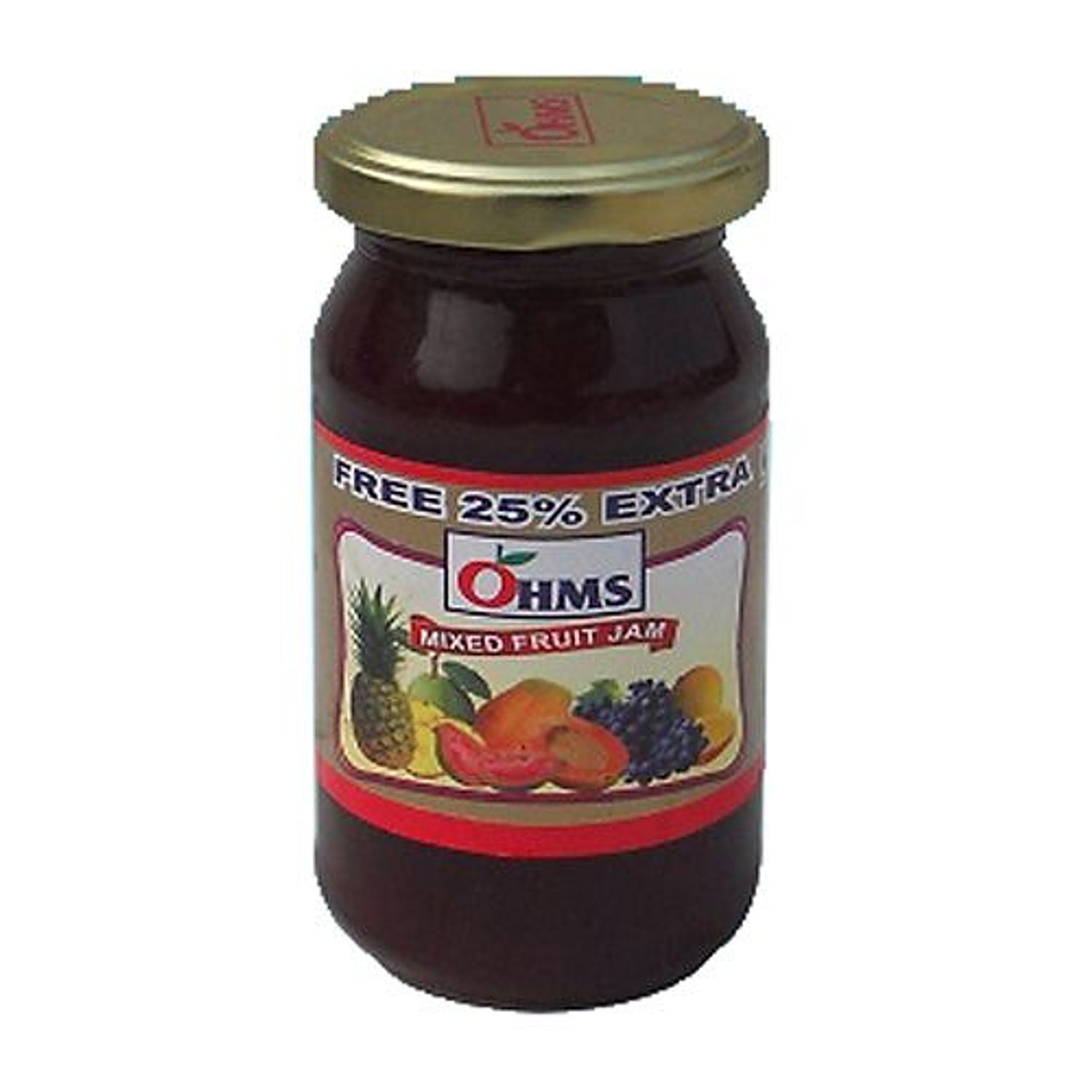 Buy Ohms Jam Mixed Fruit 200 Gm Bottle Online at the Best Price of