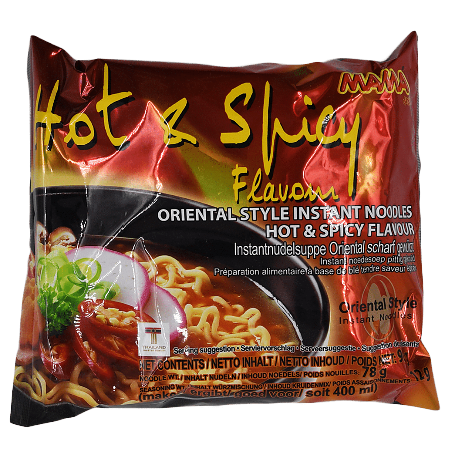 Buy Mama Instant Noodles Oriental Style Hot Spicy 90 gm Pouch