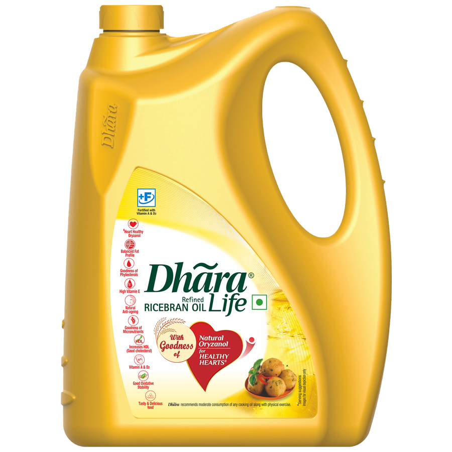 Buy Dhara Refined Oil Rice Bran 5 Ltr Can Online At Best Price of Rs 699 -  bigbasket