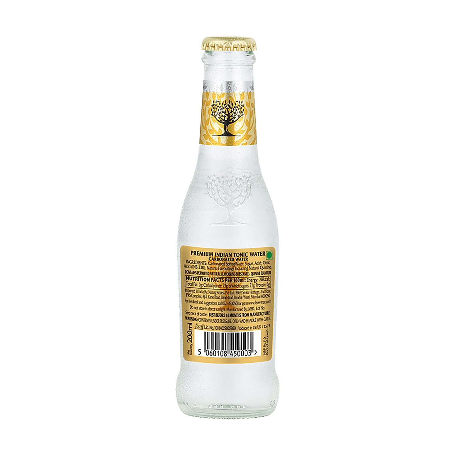 Fever Tree Premium Indian Tonic Water 4pk