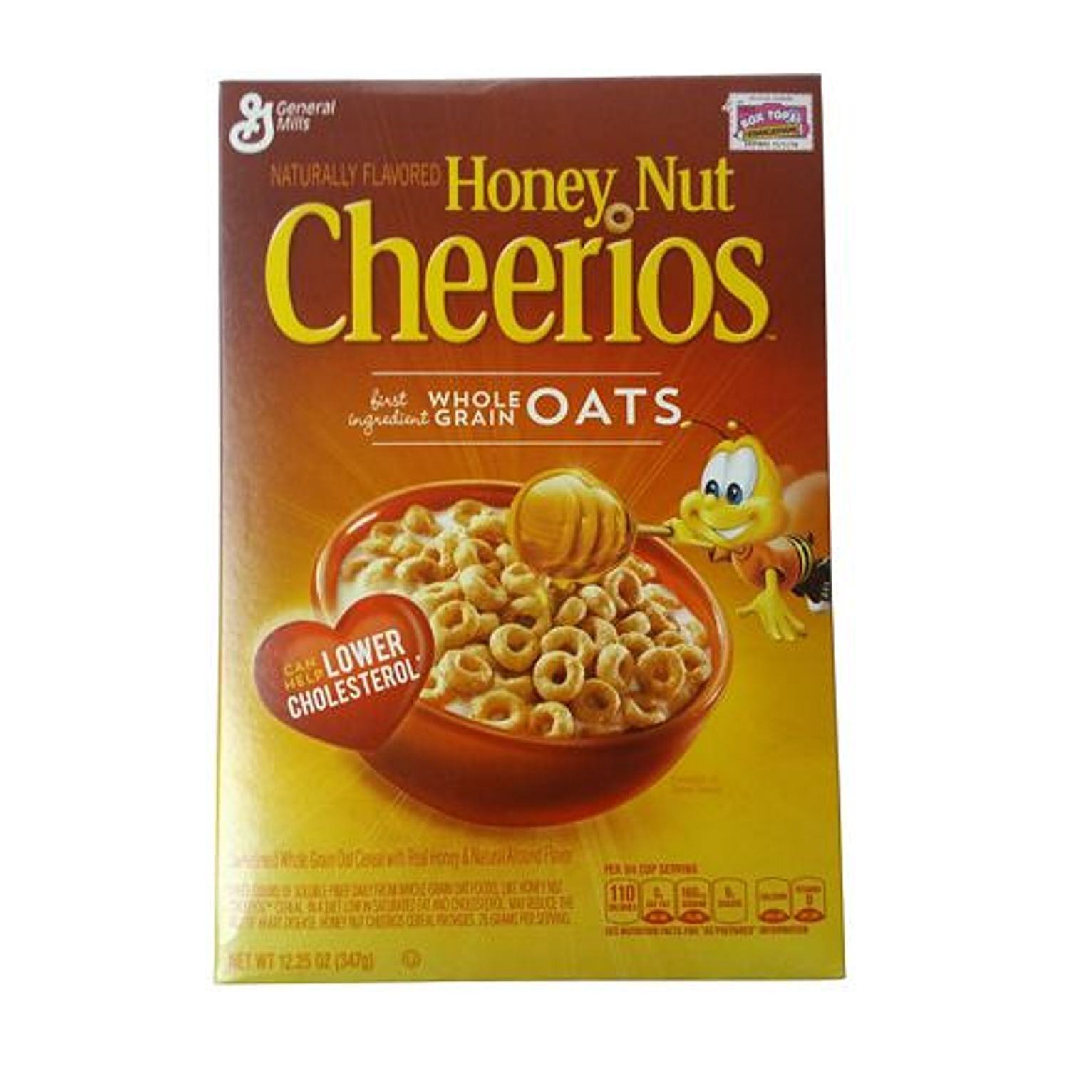 General Mills Cereal - Honey Nut Cheerios, 347 g