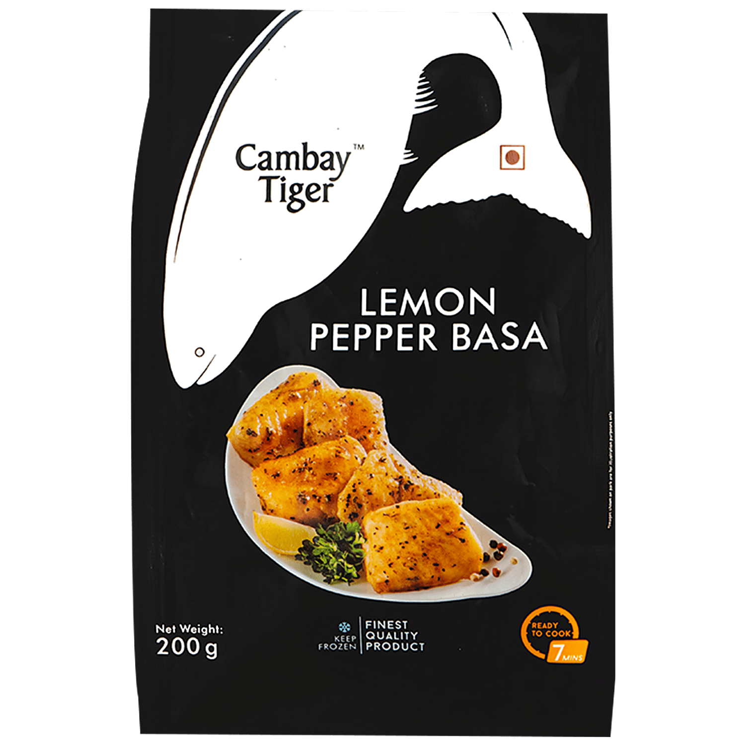 Cambay Tiger Lemon Pepper Basa Fish 200 g