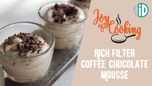 Filter Coffee Chocolate Mousse Recipe: How to Make Filter Coffee ...