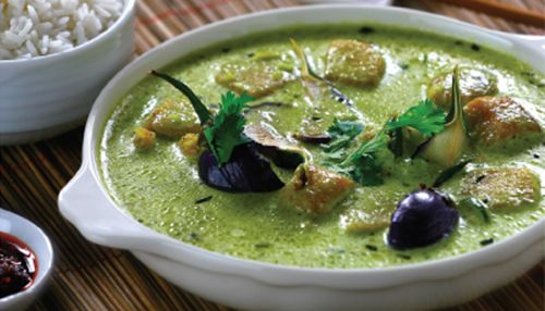 Seafood clearance green curry